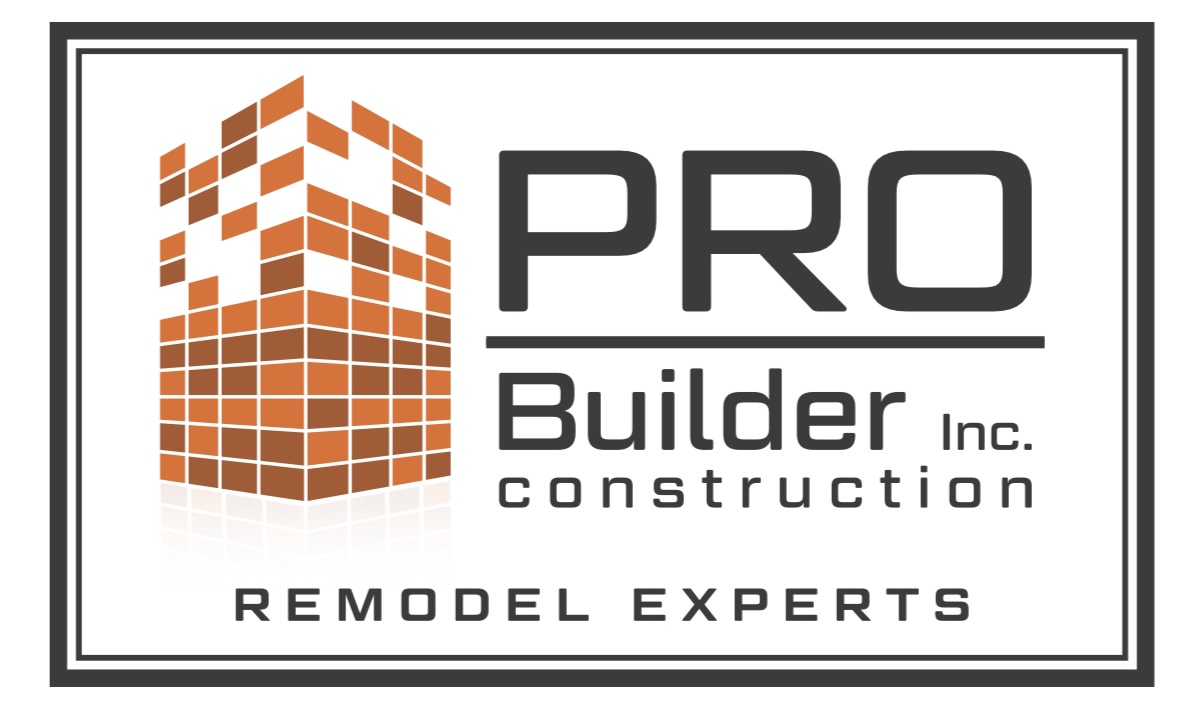 PRO Builder Inc. Construction logo