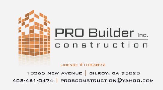 Residential and commercial construction — PRO Builder project