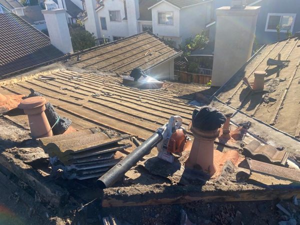 Roof tear-off — PRO Builder project
