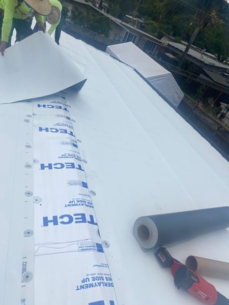 TPO roofing — PRO Builder project