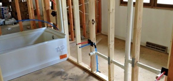 Rough plumbing — PRO Builder project